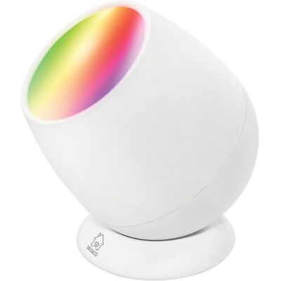 Deltaco Smart Home - Réveil lumineux RGB - USB-C - Publicité Deltaco Smart Home - Réveil lumineux RGB - USB-C - Publicité