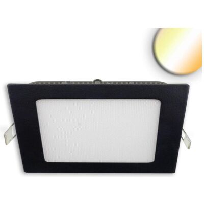 ISOLED Downlight LED 18W Carré Noir Réglable - Éclairage Plafond - Publicité ISOLED Downlight LED 18W Carré Noir Réglable - Éclairage Plafond - Publicité