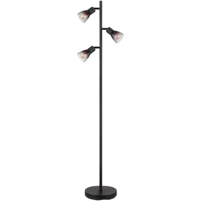 Lampadaire GLOBO LIGHTING Satella - Spots réglables, Noir Mat - Publicité Lampadaire GLOBO LIGHTING Satella - Spots réglables, Noir Mat - Publicité