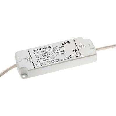 SELF SLT20-24VFC-1 - Transformateur LED - 20 W - 24 V - 840 mAh - Publicité SELF SLT20-24VFC-1 - Transformateur LED - 20 W - 24 V - 840 mAh - Publicité