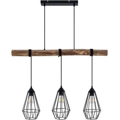 Brumberg - Pendelleuchte 3x E27 - Noir mat - Lampe suspendue - Publicité Brumberg - Pendelleuchte 3x E27 - Noir mat - Lampe suspendue - Publicité