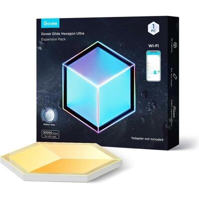 Govee - Panneaux lumineux hexagonaux extensibles - 2 panneaux pour H606AC81 - Publicité Govee - Panneaux lumineux hexagonaux extensibles - 2 panneaux pour H606AC81 - Publicité