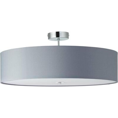 Plafonnier Andria de Brilliant - Compatible LED, 60cm Gris - Publicité Plafonnier Andria de Brilliant - Compatible LED, 60cm Gris - Publicité