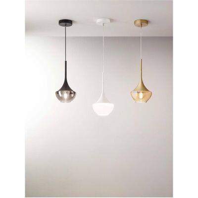 Fabas Luce Apollo Dôme Lampe de Plafond en Verre Blanc - Lampe de Plafond - Publicité Fabas Luce Apollo Dôme Lampe de Plafond en Verre Blanc - Lampe de Plafond - Publicité