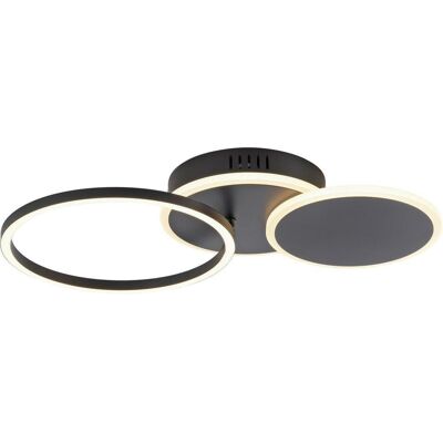 LEUCHTEN DIREKT Sevent Lampe de Plafond Ronde Noire - Publicité LEUCHTEN DIREKT Sevent Lampe de Plafond Ronde Noire - Publicité