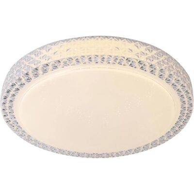 BRILLIANT Badria Lampe Plafond et Mur LED - 58cm, Blanc, Dimmable - Publicité BRILLIANT Badria Lampe Plafond et Mur LED - 58cm, Blanc, Dimmable - Publicité
