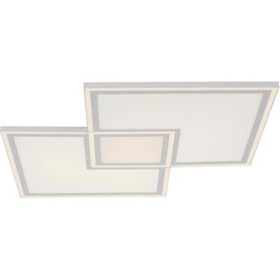 Leuchten Direkt Edging Lampe de Plafond Blanche avec Télécommande - Publicité Leuchten Direkt Edging Lampe de Plafond Blanche avec Télécommande - Publicité
