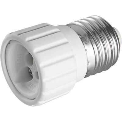 HEITRONIC - 501011 - Blanc - 60 W - Lamp holder adapter - Publicité HEITRONIC - 501011 - Blanc - 60 W - Lamp holder adapter - Publicité