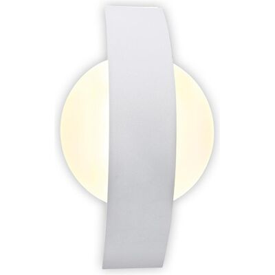 Applique LED Näve Stan - 13cm, Blanc, Métal & Acrylique - Publicité Applique LED Näve Stan - 13cm, Blanc, Métal & Acrylique - Publicité