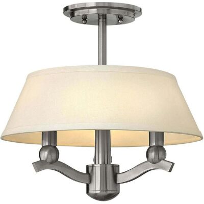 Elstead Lighting, Suspension, Whitney (HK) Suspension E14 triple nickel brossé (E14) - Publicité Elstead Lighting, Suspension, Whitney (HK) Suspension E14 triple nickel brossé (E14) - Publicité