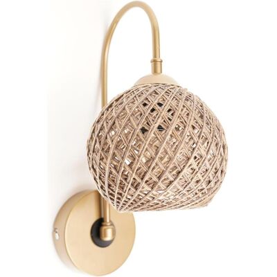 Lampe Murale Hmy Design - 25x25x25cm - E27 - Marron - Moderne Murale - Publicité Lampe Murale Hmy Design - 25x25x25cm - E27 - Marron - Moderne Murale - Publicité