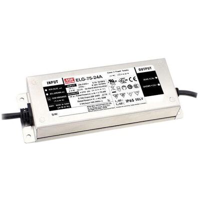 MeanWell, Éclairage : accessoires, MEAN WELL ELG-75-42DA-3Y, 75 W, IP20, 100 - 305 V, 42 V, 63 mm, 180 mm - Publicité MeanWell, Éclairage : accessoires, MEAN WELL ELG-75-42DA-3Y, 75 W, IP20, 100 - 305 V, 42 V, 63 mm, 180 mm - Publicité