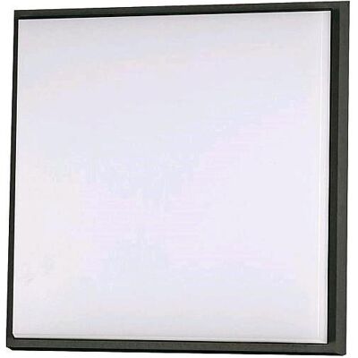 Fabas Luce, Plafonnier, Plafonnier Desdy en blanc et noir 32W 2800lm 300x300mm (2800 lm) - Publicité Fabas Luce, Plafonnier, Plafonnier Desdy en blanc et noir 32W 2800lm 300x300mm (2800 lm) - Publicité