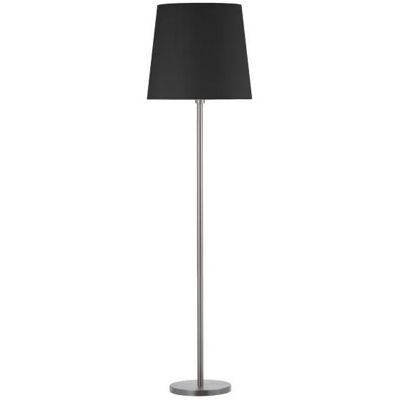 Brumberg 58160520 - Lampadaire nickel mat avec abat-jour en tissu - Lampadaire - Publicité Brumberg 58160520 - Lampadaire nickel mat avec abat-jour en tissu - Lampadaire - Publicité