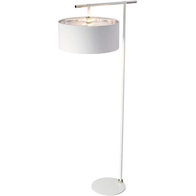 Lampadaire Balance d'Elstead Lighting - Blanc, Nickel, E27 - Lampadaire - Publicité Lampadaire Balance d'Elstead Lighting - Blanc, Nickel, E27 - Lampadaire - Publicité