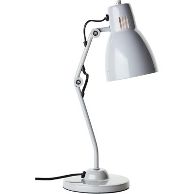 Lampe de Table Grise Ajustable Bailie de Brilliant - Lecture & Décor - Publicité Lampe de Table Grise Ajustable Bailie de Brilliant - Lecture & Décor - Publicité
