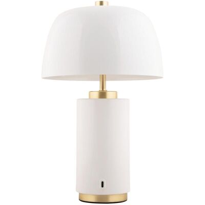 Lampe de Table LED Blanche Freya de Leitmotiv - Lampe de Table - Publicité Lampe de Table LED Blanche Freya de Leitmotiv - Lampe de Table - Publicité
