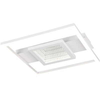 TRIO LIGHTING Wheeler Lampe de Plafond LED Carrée Blanche - Plafonnier - Publicité TRIO LIGHTING Wheeler Lampe de Plafond LED Carrée Blanche - Plafonnier - Publicité