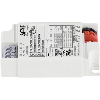 Transformateur LED Self Electronics SLD20-500IBD-UN - 20W, 8-40V, Dimmable - Publicité Transformateur LED Self Electronics SLD20-500IBD-UN - 20W, 8-40V, Dimmable - Publicité