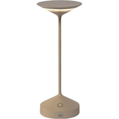 Lampe de table portable Ab+ Abert Tempo - Sable - Publicité Lampe de table portable Ab+ Abert Tempo - Sable - Publicité