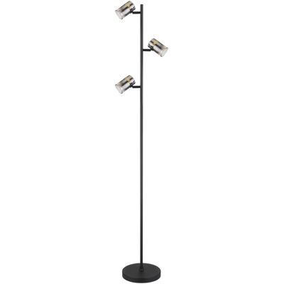 GLOBO Modèle 57916S Lampe sur pied noire moderne - Publicité GLOBO Modèle 57916S Lampe sur pied noire moderne - Publicité