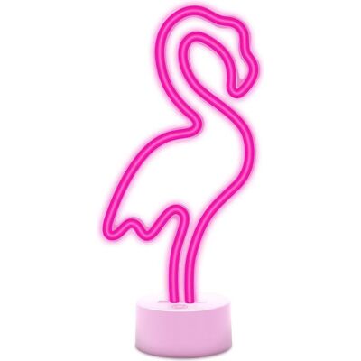 Décoration néon LED flamant rose Forever Light - Décoration néon - Publicité Décoration néon LED flamant rose Forever Light - Décoration néon - Publicité