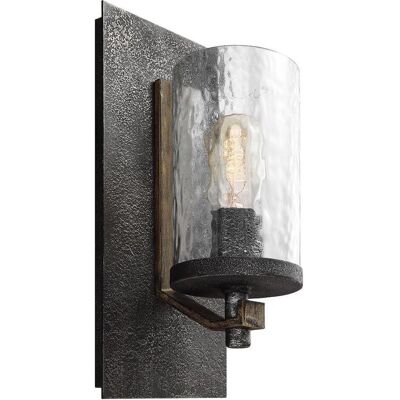 Luminaire Murale Angelo Weathered Oak et Gris Ardoise - Applique Murale - Publicité Luminaire Murale Angelo Weathered Oak et Gris Ardoise - Applique Murale - Publicité