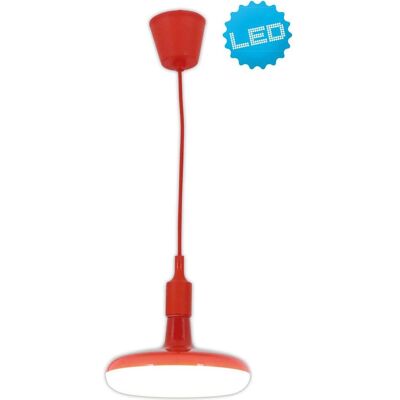Näve Ufo rouge - Suspension LED 22W - Blanc chaud 3000K - Publicité Näve Ufo rouge - Suspension LED 22W - Blanc chaud 3000K - Publicité