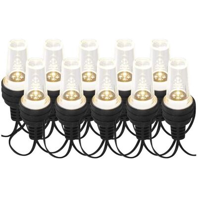 Guirlande LED EMOS - 10 ampoules, 4,5 m, Intérieur/Extérieur - Publicité Guirlande LED EMOS - 10 ampoules, 4,5 m, Intérieur/Extérieur - Publicité
