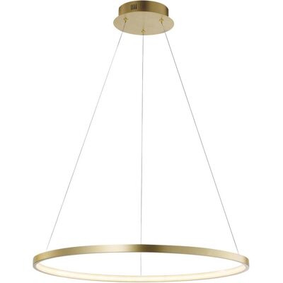 LEUCHTEN DIREKT Anella Or 60cm Suspension - Moderne, Blanc chaud, 28.5W - Publicité LEUCHTEN DIREKT Anella Or 60cm Suspension - Moderne, Blanc chaud, 28.5W - Publicité