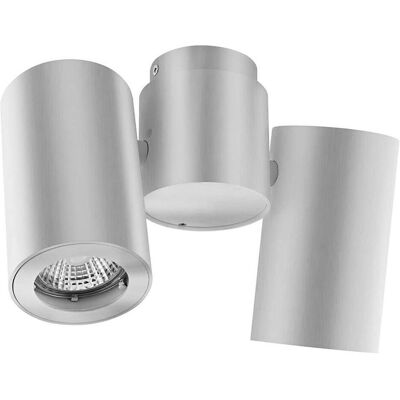Sigor - LED SPOT WALL DUO - nickel - GU10 - Lampe - Publicité Sigor - LED SPOT WALL DUO - nickel - GU10 - Lampe - Publicité