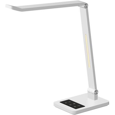 Lampe de bureau LED Tide de Hansa - Réglage de la luminosité, blanche - Publicité Lampe de bureau LED Tide de Hansa - Réglage de la luminosité, blanche - Publicité