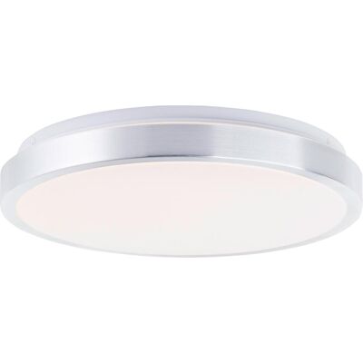 XTHREE Livius Éclairage LED Mur et Plafond - 33cm Nickel Aluminium Blanc - Publicité XTHREE Livius Éclairage LED Mur et Plafond - 33cm Nickel Aluminium Blanc - Publicité