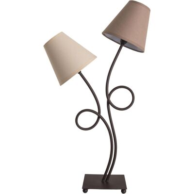 Lampe de table Näve - Boho à 2 ailes - E14, 65cm - Publicité Lampe de table Näve - Boho à 2 ailes - E14, 65cm - Publicité