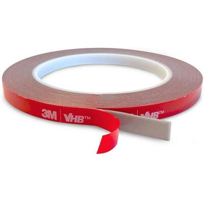 Light Solutions - Dobbeltklæbende Tape 3M VHB - 8mm Bredt - 5m - Gennemsigtig - Publicité Light Solutions - Dobbeltklæbende Tape 3M VHB - 8mm Bredt - 5m - Gennemsigtig - Publicité