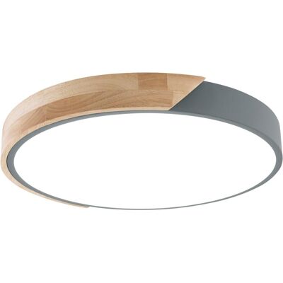 NÄVE Borneo Plafonnier LED - Rond, 31cm, Gris - Publicité NÄVE Borneo Plafonnier LED - Rond, 31cm, Gris - Publicité