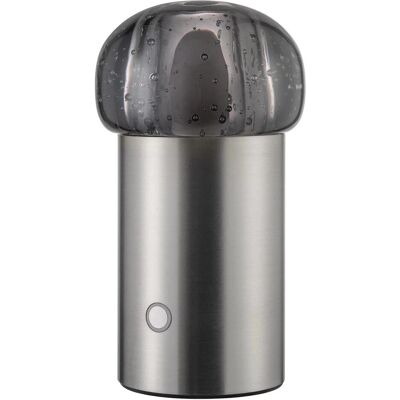 Lampe LED sans fil Blomus Iris - 18cm Gris Métallique Intérieur Extérieur - Publicité Lampe LED sans fil Blomus Iris - 18cm Gris Métallique Intérieur Extérieur - Publicité