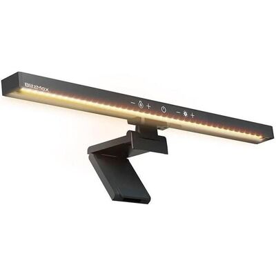 BlitzMax BM-ES RGB noire lampe de moniteur - Publicité BlitzMax BM-ES RGB noire lampe de moniteur - Publicité
