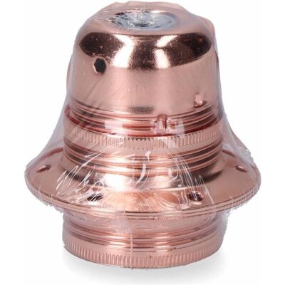 Prise en métal E27 rose - 100W 250V - Ø60mm - Support d'ampoule - Publicité Prise en métal E27 rose - 100W 250V - Ø60mm - Support d'ampoule - Publicité