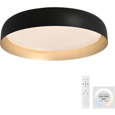 JUST LIGHT OSKO Plafonnier - 57cm, Dimmable, Télécommande, Noir - Publicité JUST LIGHT OSKO Plafonnier - 57cm, Dimmable, Télécommande, Noir - Publicité