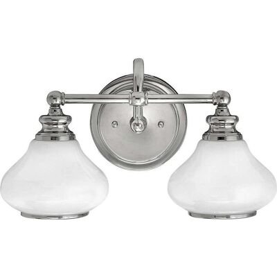 Elstead Lighting, Plafonnier, Ainsley Applique murale LED G9 double chrome poli IP44 (640 lm, G9) - Publicité Elstead Lighting, Plafonnier, Ainsley Applique murale LED G9 double chrome poli IP44 (640 lm, G9) - Publicité