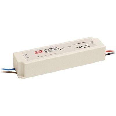 MeanWell, Éclairage : accessoires, ALIMENTATION À DÉCOUPAGE - 1 SORTIE - 100 W - 12 V - Publicité MeanWell, Éclairage : accessoires, ALIMENTATION À DÉCOUPAGE - 1 SORTIE - 100 W - 12 V - Publicité