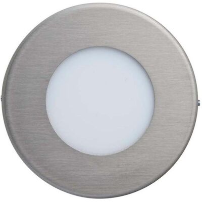 Luminaire encastré mural LED Brumberg - Acier inoxydable - Rond - Publicité Luminaire encastré mural LED Brumberg - Acier inoxydable - Rond - Publicité