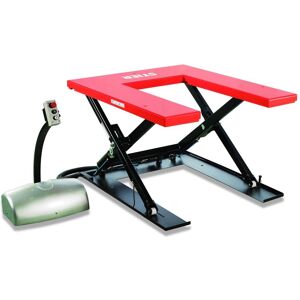 Stier, Système de manutention, Table élévatrice à ciseaux Profilé en U Capacité de charge 1000kg Plate-forme 1450x1140mm - Publicité Stier, Système de manutention, Table élévatrice à ciseaux Profilé en U Capacité de charge 1000kg Plate-forme 1450x1140mm - Publicité