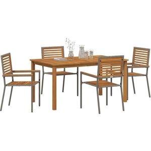 vidaXL, Table de jardin + table de balcon, Gartenmöbel Set (150 x 90 x 74 cm) - Publicité vidaXL, Table de jardin + table de balcon, Gartenmöbel Set (150 x 90 x 74 cm) - Publicité