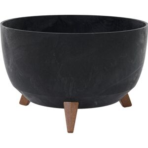 Siena Garden, Pot de fleurs, Pflanzgefässe OSLO STONE schwarz Betonoptik, 40 x 20,5 cm Kunststoff auf Füssen mit Einsatz (40 x 40 x 25 cm) - Publicité Siena Garden, Pot de fleurs, Pflanzgefässe OSLO STONE schwarz Betonoptik, 40 x 20,5 cm Kunststoff auf Füssen mit Einsatz (40 x 40 x 25 cm) - Publicité