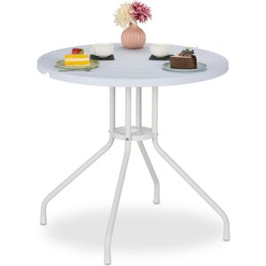 Relaxdays, Table de jardin + table de balcon, Table de jardin (80 x 74 cm) - Publicité Relaxdays, Table de jardin + table de balcon, Table de jardin (80 x 74 cm) - Publicité