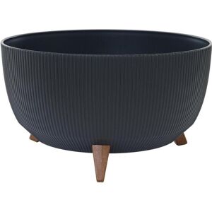 Siena Garden, Pot de fleurs, Pflanzgefässe OSLO STRIPE anthrazit Steifenoptik, 47 x 26,5 cm Kunststoff auf Füssen mit Einsatz (47 x 47 x 26.50 cm) - Publicité Siena Garden, Pot de fleurs, Pflanzgefässe OSLO STRIPE anthrazit Steifenoptik, 47 x 26,5 cm Kunststoff auf Füssen mit Einsatz (47 x 47 x 26.50 cm) - Publicité