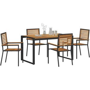 vidaXL, Table de jardin + table de balcon, Garten Essgruppe (140 x 80 x 75 cm) - Publicité vidaXL, Table de jardin + table de balcon, Garten Essgruppe (140 x 80 x 75 cm) - Publicité
