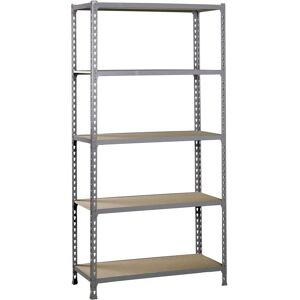 SimonRack, Étagères de stockage, Étagère pour charges lourdes MADERCLICK PLUS 8435104907481 gris 100,0 x 40,0 x 200,0 cm - Publicité SimonRack, Étagères de stockage, Étagère pour charges lourdes MADERCLICK PLUS 8435104907481 gris 100,0 x 40,0 x 200,0 cm - Publicité
